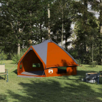Teepee Telk 6-Inimesele Hall ja oranž 490 x 410 x 210 cm