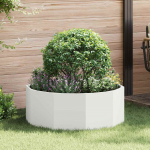 Taimekast valge 90 x 90 x 35 cm teras