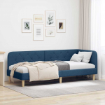 Nurga voodiraam Sinine 80 x 200 cm kangas
