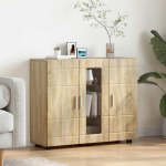 Puidust kapp sonoma tamm 88,5 x 30,5 x 73 cm tehispuit