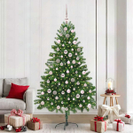 J&otilde;ulupuu koos 300 LED-iga koos alusega roheline 210 cm pe