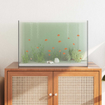 Akvaarium ladustamisega l&auml;bipaistev 60 x 35 x 40 cm klaas