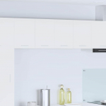 Seinakapp ladustamisega 2 tk valge 60 x 31 x 40 cm tehispuit