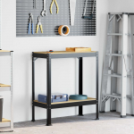 T&ouml;&ouml;toolid riiuliga ladustamisega must 81 x 41 x 91 cm tehispuit