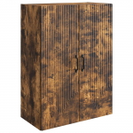 Seinale kinnitatav kapp Suitsutatud tamm 66 x 34,5 x 90 cm