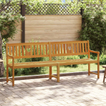 V&auml;libank Naturaalne 220 x 55,5 x 90 cm Tugev akatsiapuu