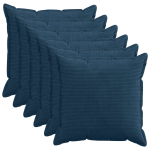 Diivanipadi 6 tk HOUTEN tumesinine 60 x 60 cm manchester