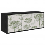 Seinale paigaldatav TV kapp GOTHA 102 x 33 x 40 cm Must tamm