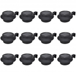 P&auml;ikesepatareiga aiavalgustid 12 tk led must