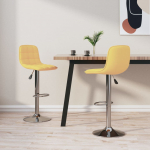 Baaripukid 2 tk, kollane, kangas