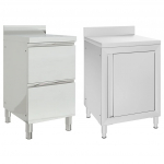 Kommertsk&ouml;&ouml;gi kapid 2 tk, roostevaba teras