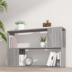 Raamatukapp, hall sonoma tamm, 100 x 24 x 63 cm, tehispuit