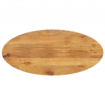Ovaalne lauaplaat, 140x50x2,5 cm, mangopuit