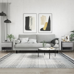 Diivanilaud, 2tk, hall sonoma tamm, 50 x 46 x 50cm, tehispuit