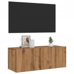 SEINALE PAIGALDATAV TELERIKAPP ARTISAN TAMM 80X30X30 CM