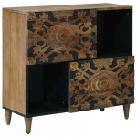 K&otilde;ide ladustamisega Pruun 80 x 33,5 x 75 cm Tugev mango puu
