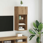 Seinale paigaldatav TV kapp K&auml;sit&ouml;&ouml;puu 40,5 x 30 x 90 cm
