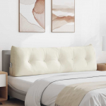 Seljatugi padi cream 160 x 24 x 50 cm samet