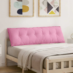 Seljatugi padi roosa 160 x 19 x 50 cm kangas