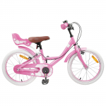 Laste Bike 18 Tolli 5-7 aastastele Hele roosa