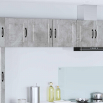K&ouml;&ouml;gikapp riiuliga uksega betoonhall 40 x 31 x 40 cm tehispuit