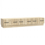 Telerikapp sahtliga Sonoma tamm 147 x 34,5 x 27 cm Tehispuit