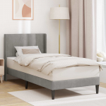 Voodiraam peatsiga Helehall 90 x 190 cm Samet