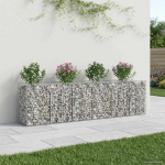 Gabioni t&otilde;stetud voodi 2 tk H&otilde;bedane 300 x 50 x 80 cm