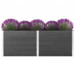 Aia taimelava 250 x 50 x 91 cm, puidu-plasti segu, hall