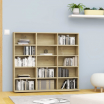 CD-kapp, sonoma tamm, 102 x 23 x 89,5 cm, tehispuit