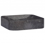 Valamu, must, 40x40x10 cm, marmor