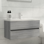 Valamukapp, hall sonoma tamm, 90 x 38,5 x 45 cm, tehispuit