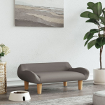 Koeravoodi, hallikaspruun, 70x40x24 cm, kangas