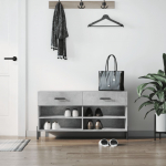 Jalatsipink, betoonhall, 102 x 35 x 55 cm, tehispuit