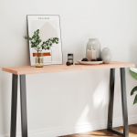 Lauaplaat, 140 x 60 x (2-6) cm, t&auml;ispuit, naturaalsed servad