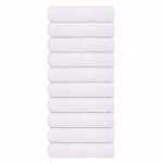 K&auml;ter&auml;tikud 10 tk, valge, 50x100 cm, 360 gsm, 100% puuvill
