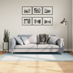 Vaip huarte, l&uuml;hikese narmaga, pestav, sinine, 100x200 cm