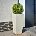 Aia taimekast, valge, 35x35x75 cm, teras