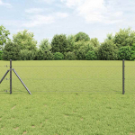 Aed koos postidega hall 0.8 x 25 m pvc kaetud teras