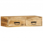 Seinale kinnitatav telerikapp, 80x30x19cm, t&ouml;&ouml;tlemata mangopuit
