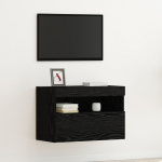 TV SEINA KAPP LED VALGUSTEGA MUST TAMME 60X30X40 CM