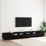 TV KAPP LED VALGUSEGA MUST DUBLEERITUD 300X35X40 CM T&Ouml;&Ouml;DELDUD PUIT