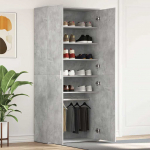Kinga kapp uksega hall 80 x 39 x 180 cm tehispuit