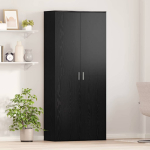 Vitriinkapp must tamm 80 x 35 x 180 cm tehispuit