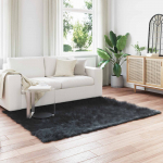 Faux lambanaha vaip tafalla must 160 x 230 cm pol&uuml;ester