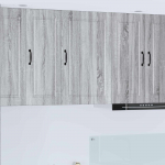 K&ouml;&ouml;gikapp riiuliga uksega hall sonoma 50 x 31 x 80 cm tehispuit