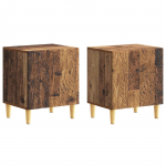&Ouml;&ouml;kapp 2 pcs Vana puit 43 x 34,5 x 50 cm Tehispuit