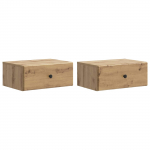 Seinale kinnitatav &ouml;&ouml;tis 2 pcs Artisan tamm 49 x 34,5 x 20 cm