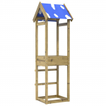 M&auml;ngutorni pruun 52,5 x 46,5 x 195 cm tugev immutatud puit