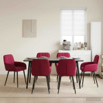 S&ouml;&ouml;gitoa Toolid 6 pcs Samet Veinpunane 57 x 50 x 85 cm